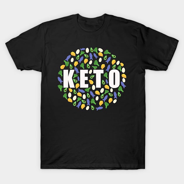 Keto Collage T-Shirt by mastersdigitalpainting